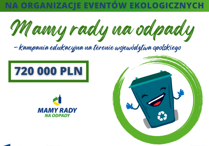 “Mamy rady na odpady” – ruszył nabór wniosków w konkursie!