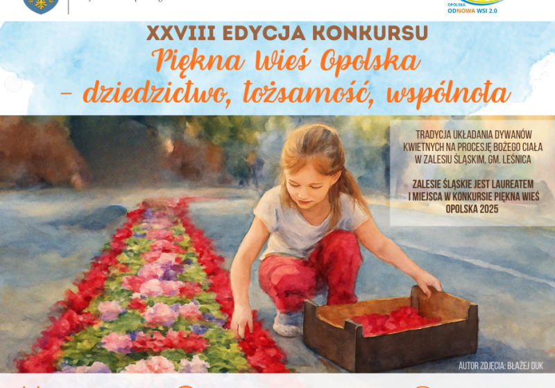 Dziedzictwo, tożsamość, wspólnota! – tegoroczne motto Konkursu Piękna Wieś Opolska 2026.